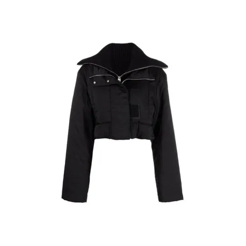 Givenchy Cropped Coats Women's Black