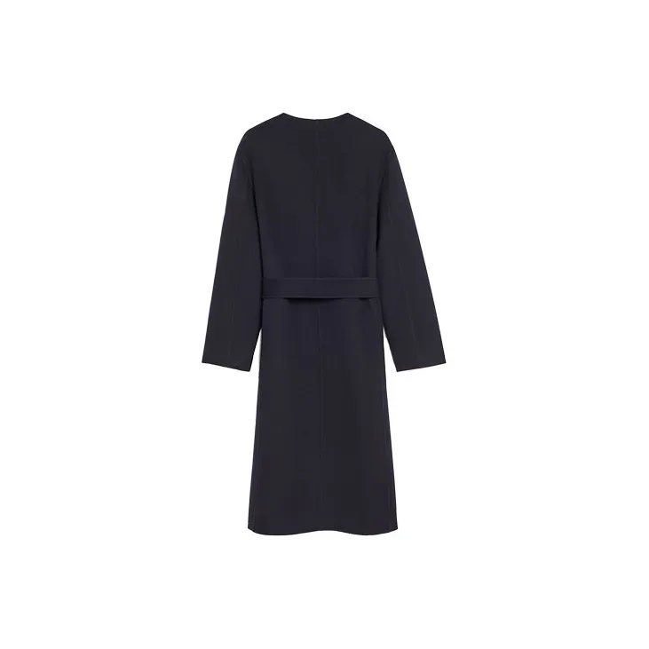 CELINE SS21 Velvet Coat Women's Midnight Black-1