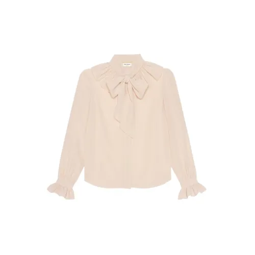 SAINT LAURENT Shirts Women's Shell White