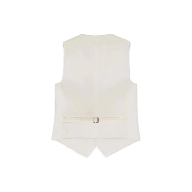 SAINT LAURENT Vests Women's White-1
