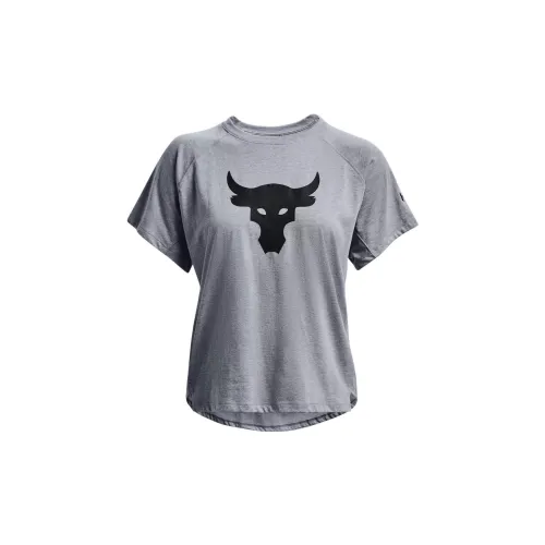 Under Armour T-Shirts Women's Light Gray