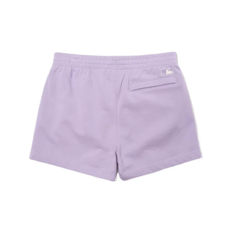 MLB Base Logo Casual Shorts Women's Light Lavender-1