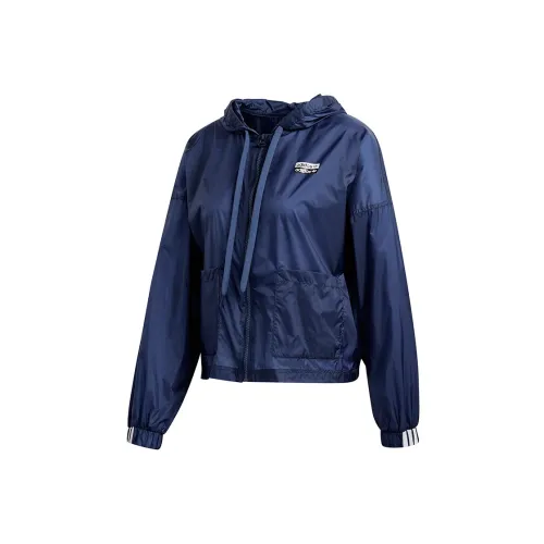 Adidas Originals Trench Coats Women's Blue