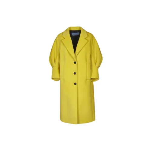PRADA Coats Women's Yellow