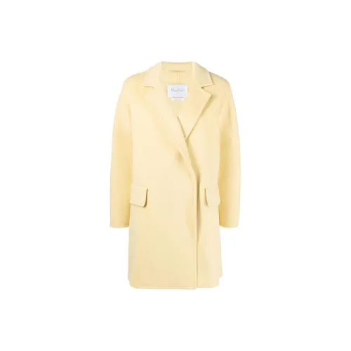 MaxMara Velvet Jackets Women's Yellow