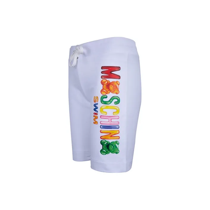 MOSCHINO Women's Teddy Bear Casual Shorts White-1