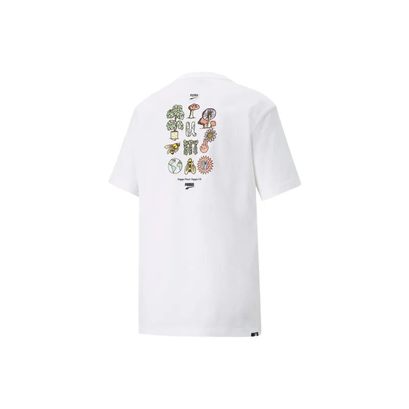 PUMA T Shirts Women's White-1