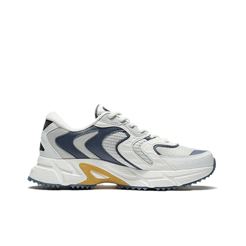LiNing Li Ning Running Collection Low Top Running Shoes Men's White Gray-1