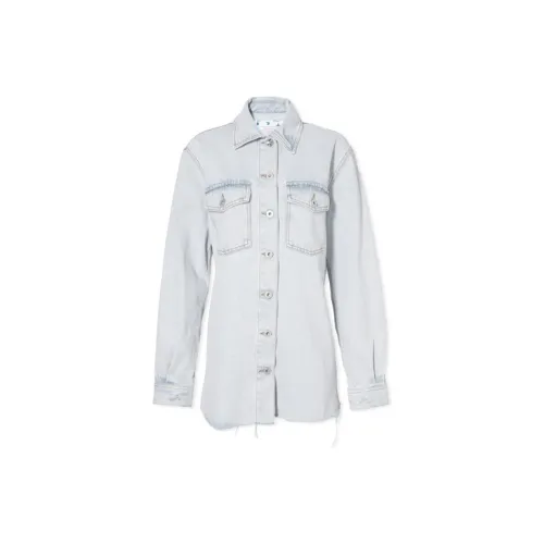 OFF-WHITE SS22 Shirts Women's Blue