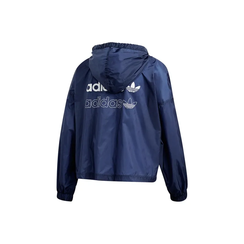 Adidas Originals Trench Coat Women's Blue-1