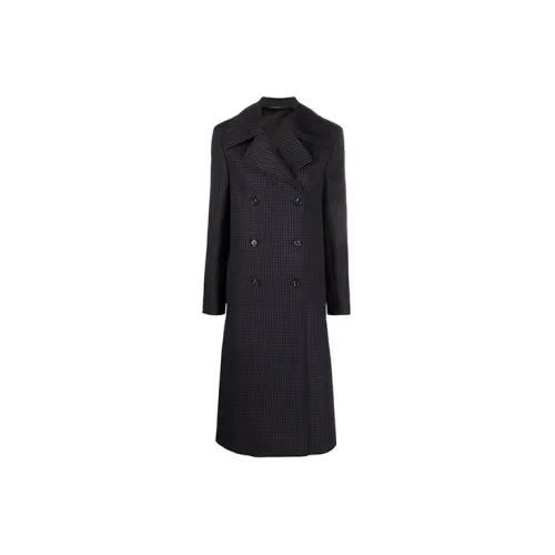 Paul Smith Trench Coats Women's Navy Blue