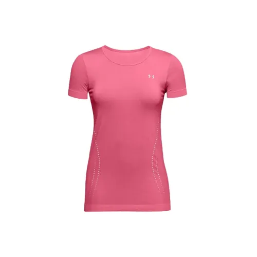 Under Armour Seamless T-Shirts Women's Lemon Juice Pink