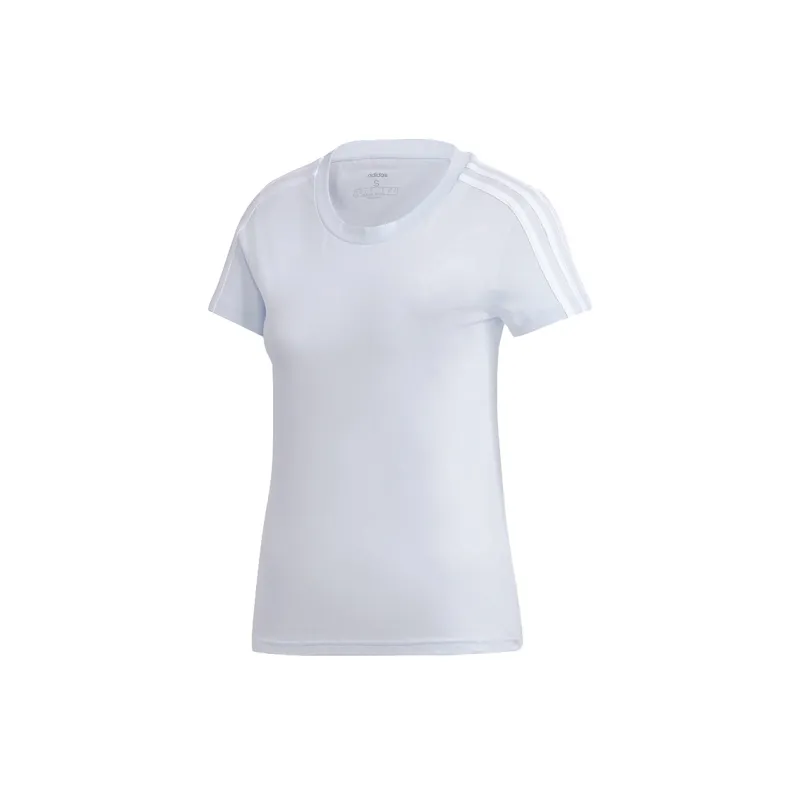Adidas Set in Sleeve T Shirt Women's Light Blue-0