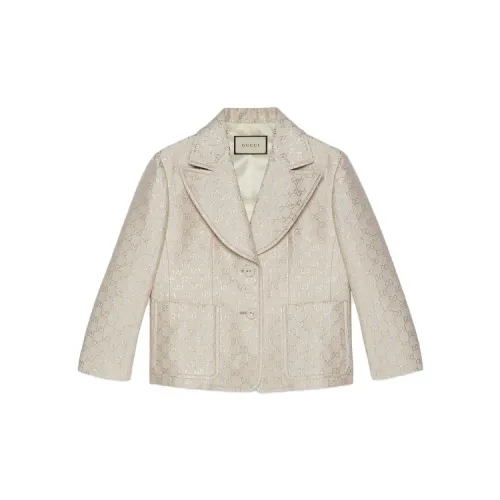 GUCCI Jackets Women's Off White