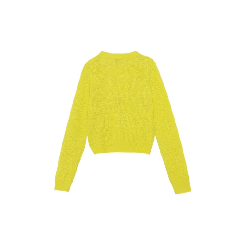 GANNI SS22 Cashmere Sweater Women's Yellow-1
