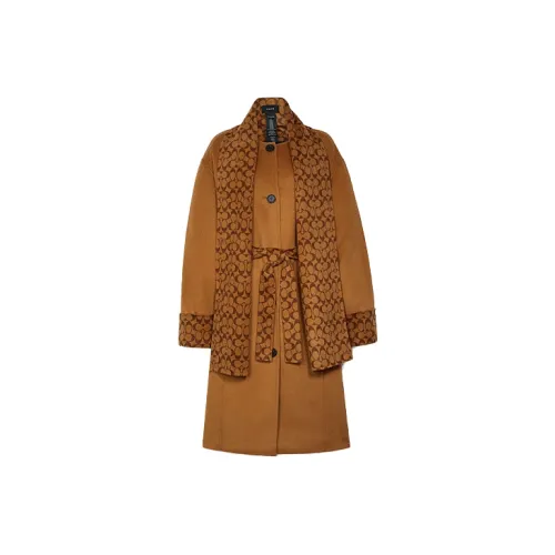 COACH Coats Women's Brown