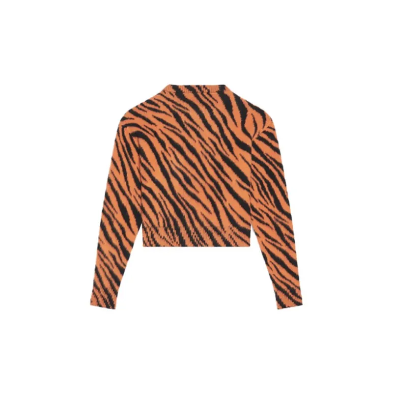 Balenciaga SS22 Loose Fit Sweater Women's Orange-1
