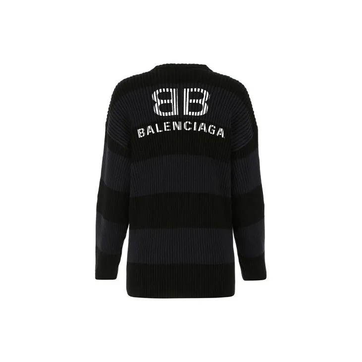 Balenciaga FW21 Sweater Women's Black Gray Color-1