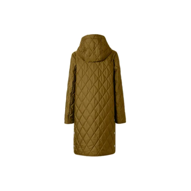 Burberry Coats Women's Army Green-1