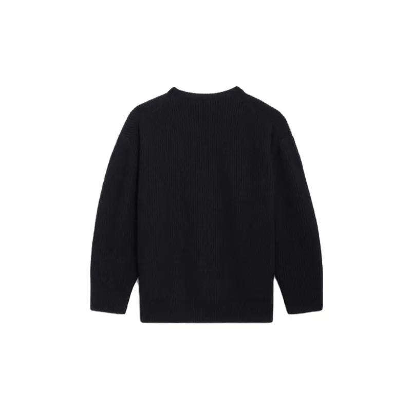 CELINE Oversized Sweater In Ribbed Wool-1