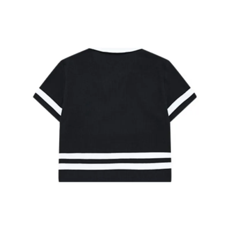 FILA FUSION Polo Shirt Women's Black-1