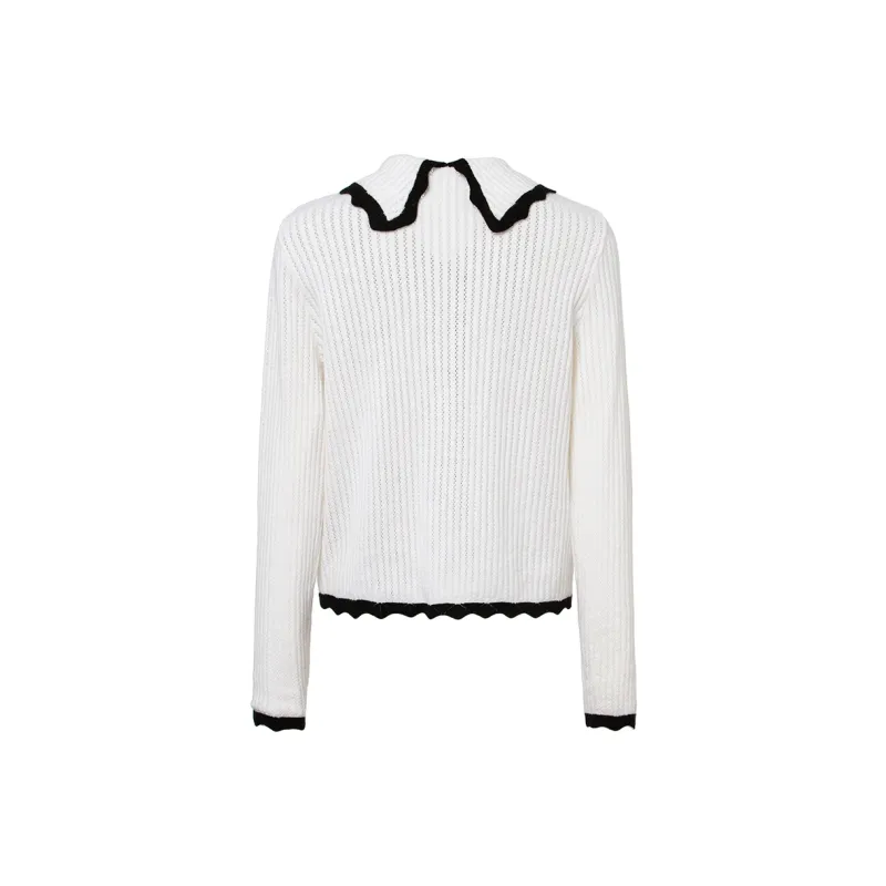 LOFT SHINE Fitted Knitwear Women's Milk White-1