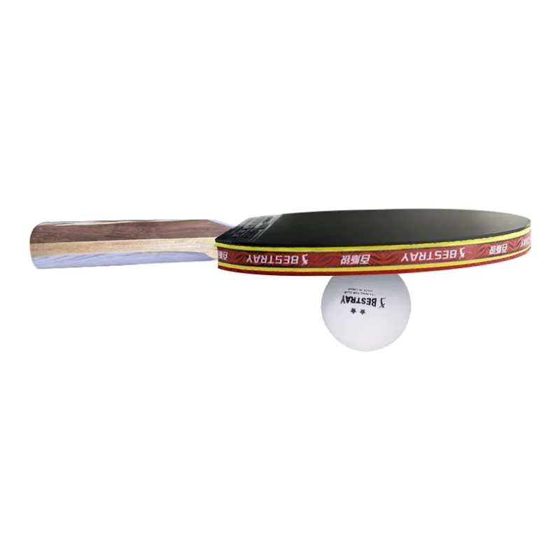 BESTRAY Ping Pong Paddles Unisex Red-4