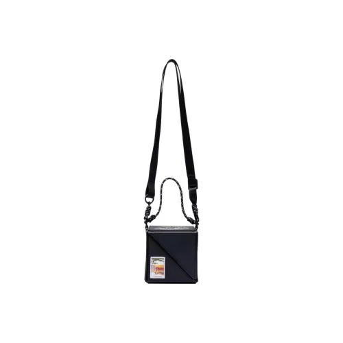 LiNing Polyurethane Crossbody Bag Regular Unisex Black