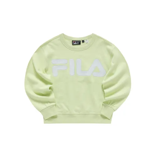 FILA Sweatshirts Women's Fluorescent Lime Green