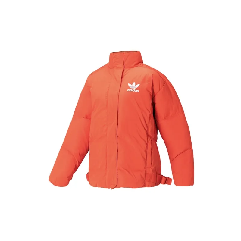 Adidas Originals Down Jacket Women's Bright Pink Fluorescent Red-1