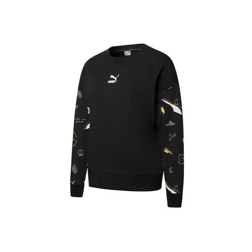 PUMA Sweatshirts Women's Black