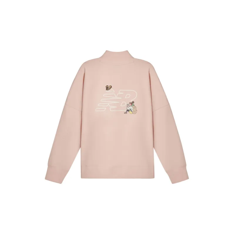 New Balance JHI Sweatshirt Women's Pink-1