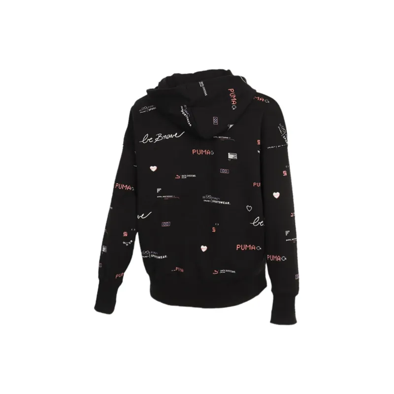 PUMA Leisure Sweatshirts Women's Black-1