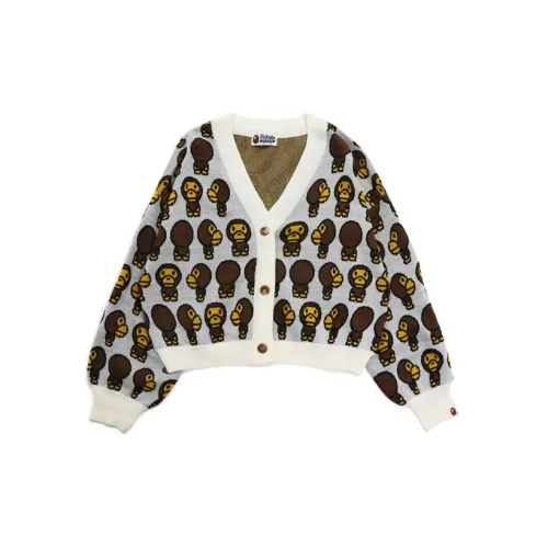 A BATHING APE Crop Tops Women's White