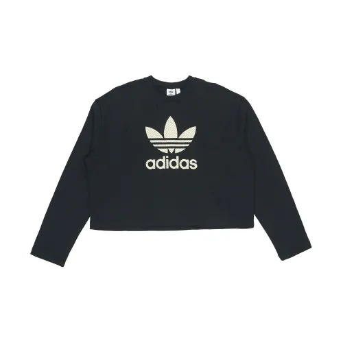 Adidas Originals PREMIUM CREW SWEATSHIRT Sweatshirts Women's Black