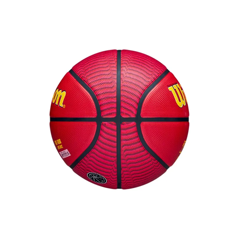 Wilson NBA Rubber Basketball Red Size 7 Ball Training-3
