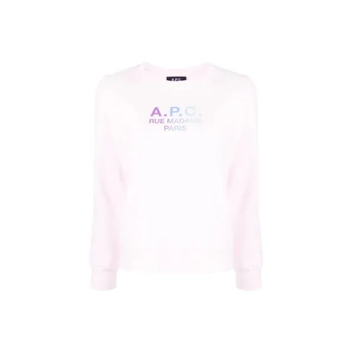 A.P.C Sweatshirts Women's Pink