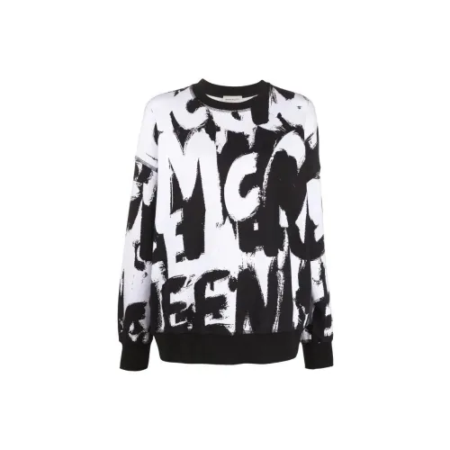 Alexander McQueen Sweatshirts Women's Black/White