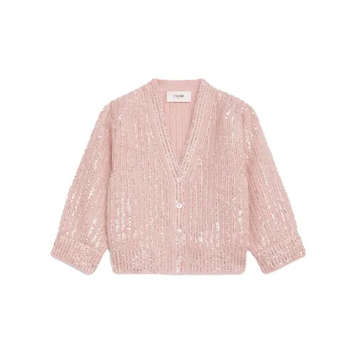 CELINE FW21 Knitwear Women's Peach Pink