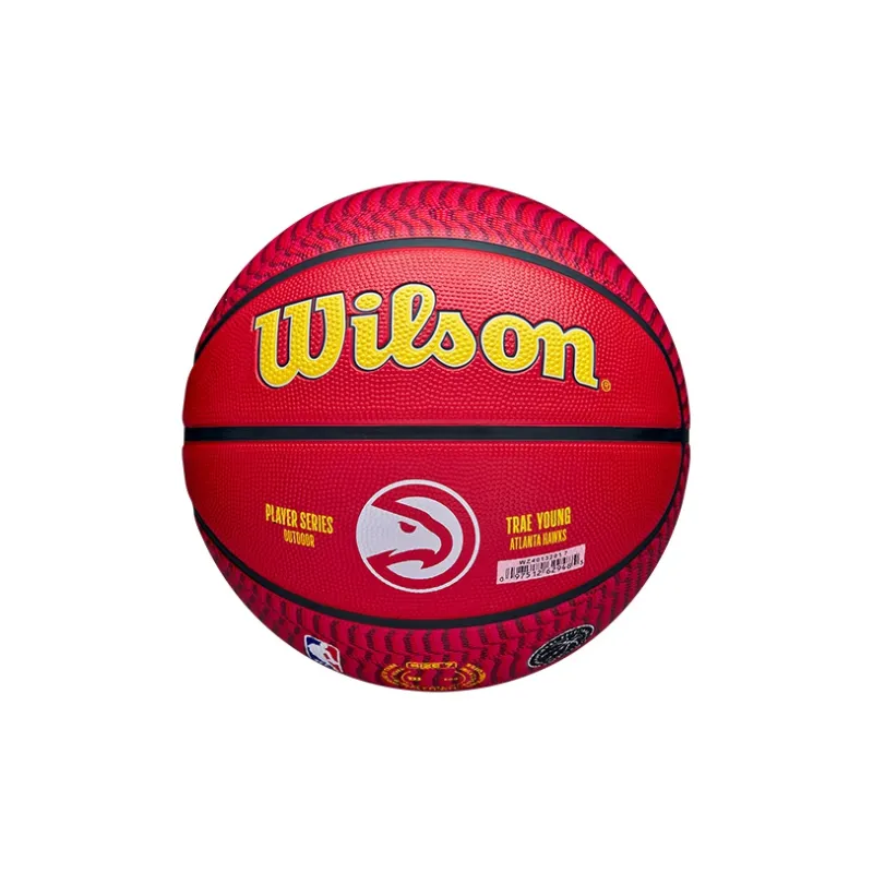 Wilson NBA Rubber Basketball Red Size 7 Ball Training-1