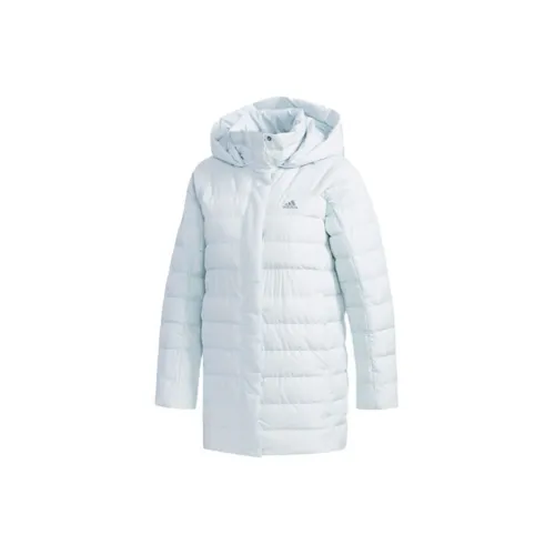 Adidas Down Jackets Women's Light Blue