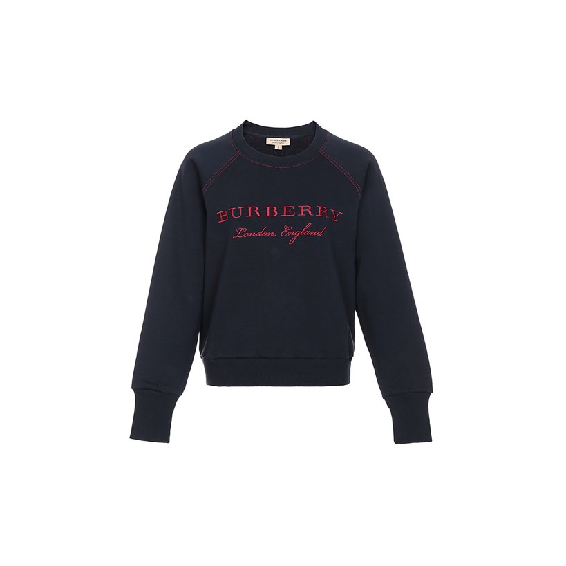 Vintage Burberrys london on sale embroidered logo Crewneck Sweatshirt Pullover Jumper M women Size