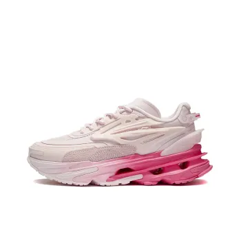 LiNing CF Xingshan Version 2 Anti Slip And Wear Resistant Lightweight Low Top Casual Shoes Women's Light Rose Pink