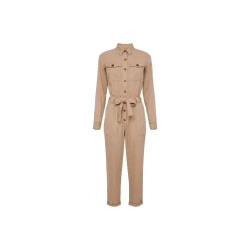 Elisabetta Franchi Jumpsuits Women's Light Brown