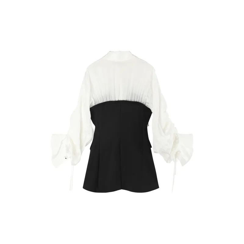 BIENKIMIIYE Jackets Women's Black/White-1
