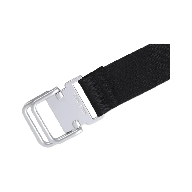 NINE NAIL Double Ring Buckle Nylon Canvas Belts Unisex Width 3.7cm-13