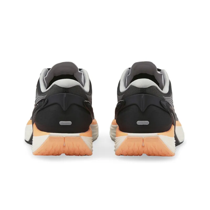 PUMA Run XX Nitro Running Shoes Women's Low Top Black/White/Orange-4