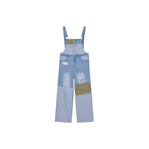 EPTISON WOMAN Overalls Women's Denim Blue