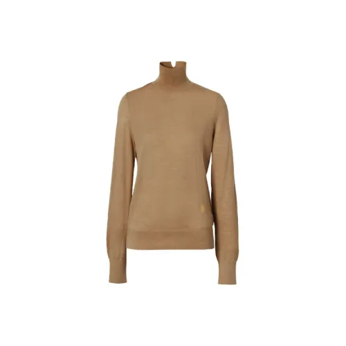 Burberry Cashmere Sweater Women's Camel