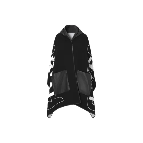 Burberry Cloaks Women's Black
